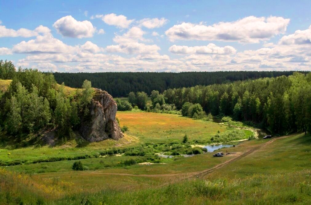 Гора три сестры сухой Лог