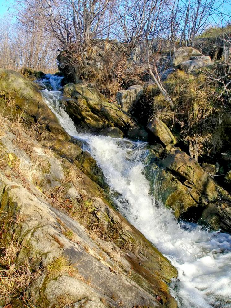 Село Колюткино и Гилевский водопад