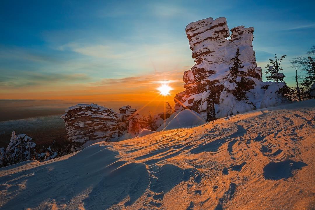 Уральские горы Помяненный камень