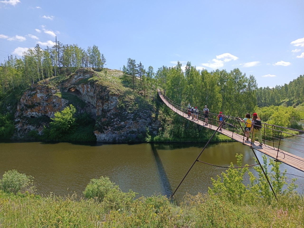 В воскресенье состоялся поход вдоль реки Каменки. Уникаль...