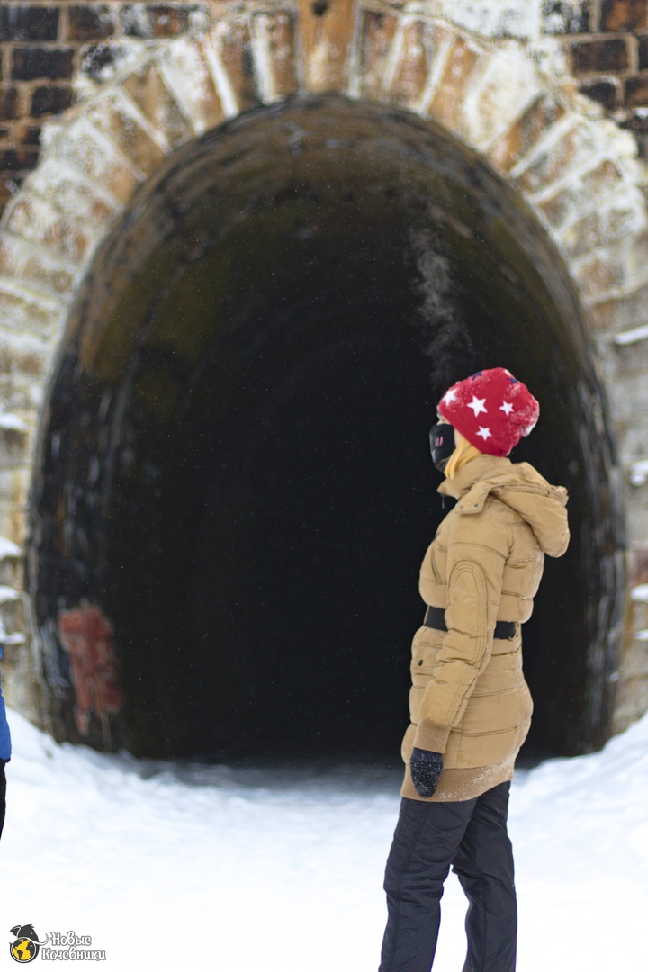 Группой из 15 человек посетили Дидинский тоннель.